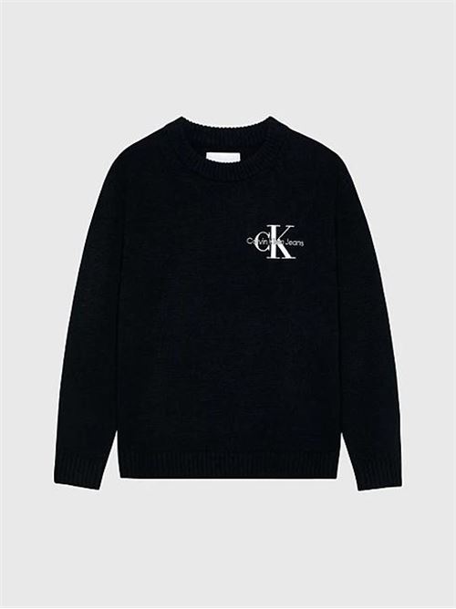 ESSENTIAL MONOGRAM SWEATER CALVIN KLEIN JEANS | IB0IB01871/BEH